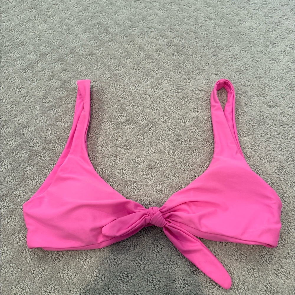 Zaful Bright Pink Swimwear Top
